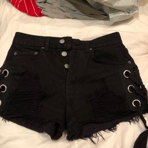 LF Black Tie shorts